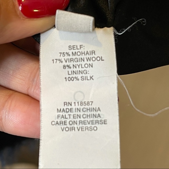 Jason Wu 🚩Host Pick 🚩 navy blue mohair jacket - Picture 8 of 10